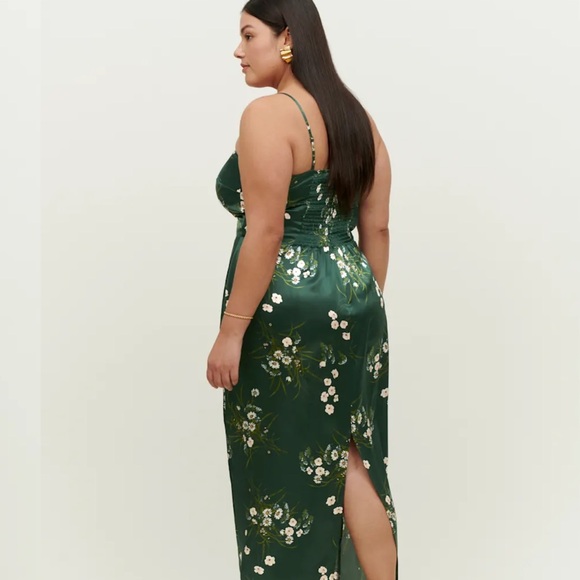 Reformation Frankie Silk Dress - Buena - Picture 7 of 10